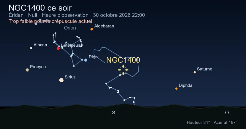 NGC1400 ce soir