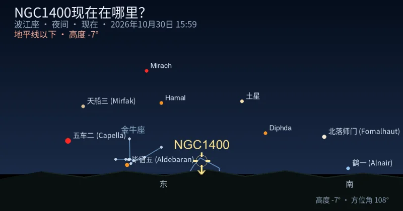 NGC1400现在在哪里？