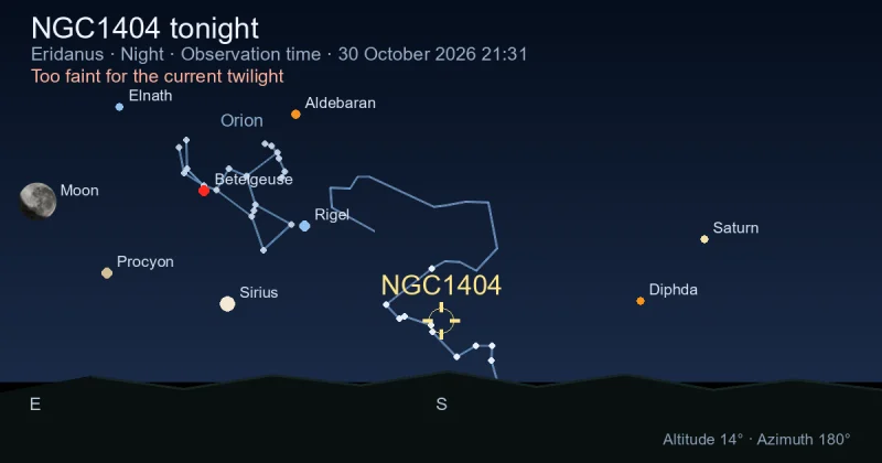 NGC1404 tonight