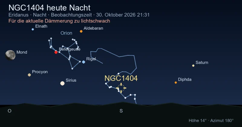 NGC1404 heute Nacht