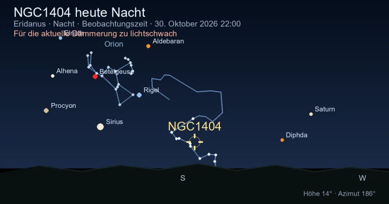 NGC1404 heute Nacht