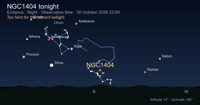 NGC1404 tonight
