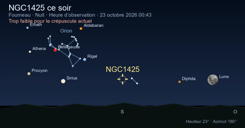 NGC1425 ce soir