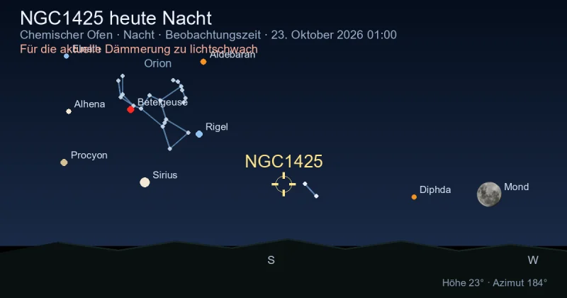 NGC1425 heute Nacht