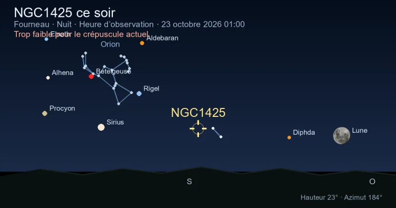 NGC1425 ce soir