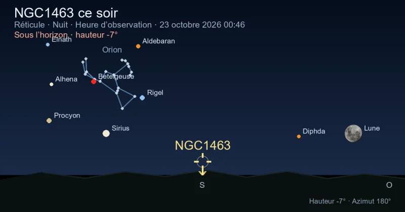 NGC1463 ce soir