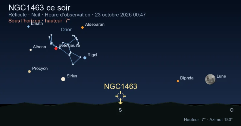NGC1463 ce soir