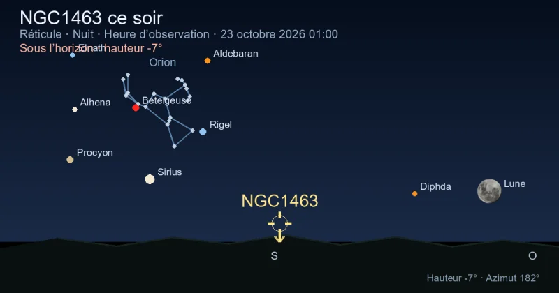NGC1463 ce soir