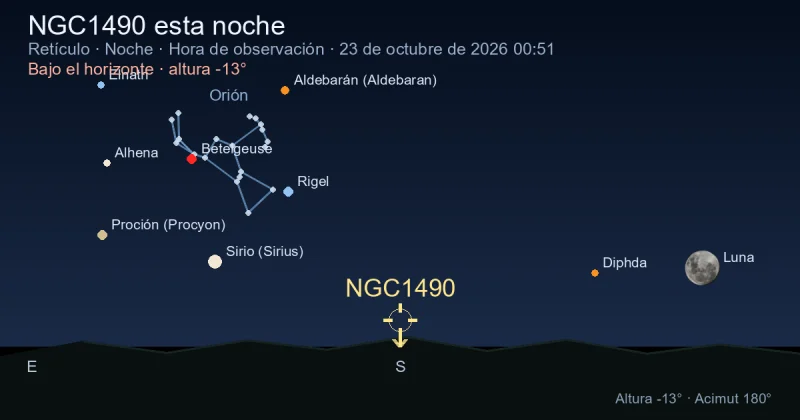 NGC1490 esta noche