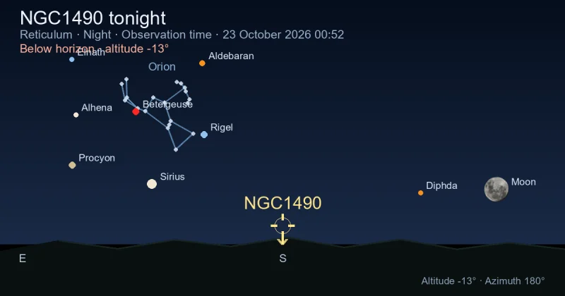 NGC1490 tonight
