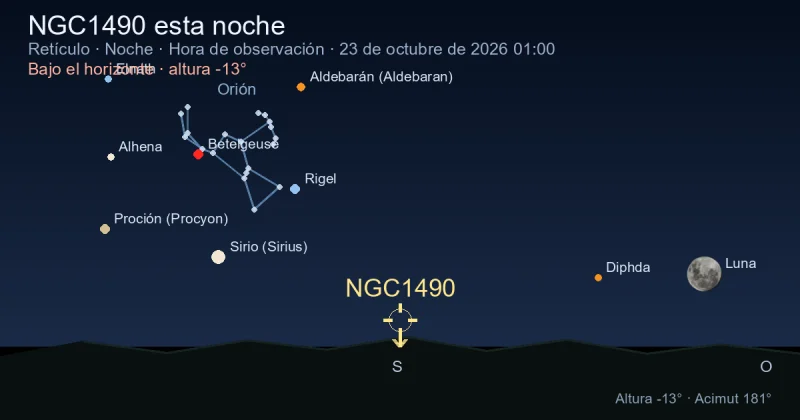NGC1490 esta noche