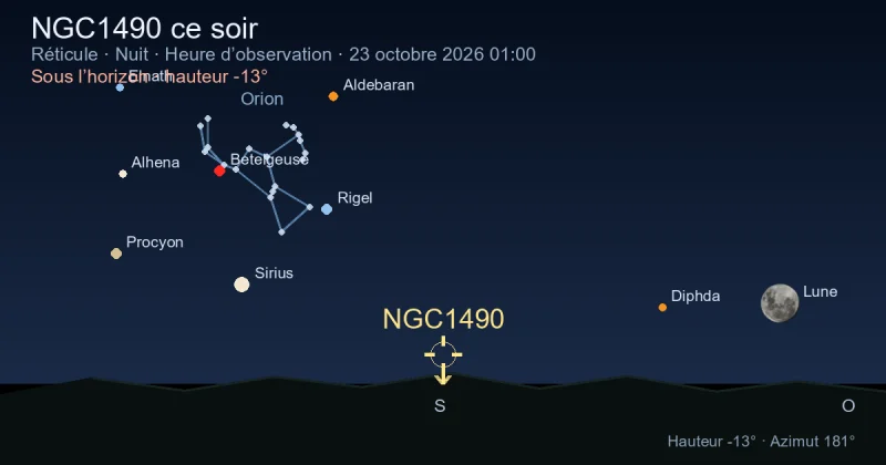 NGC1490 ce soir