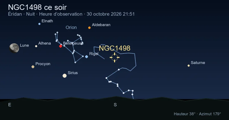NGC1498 ce soir