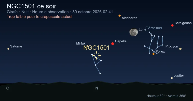 NGC1501 ce soir