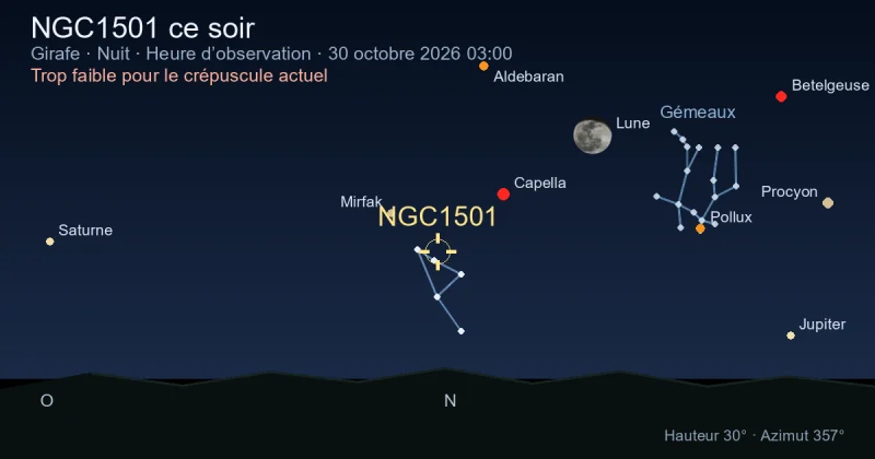 NGC1501 ce soir