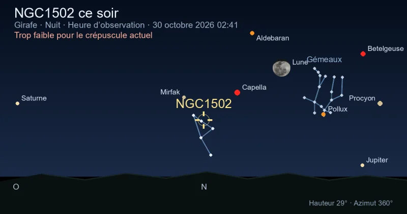 NGC1502 ce soir