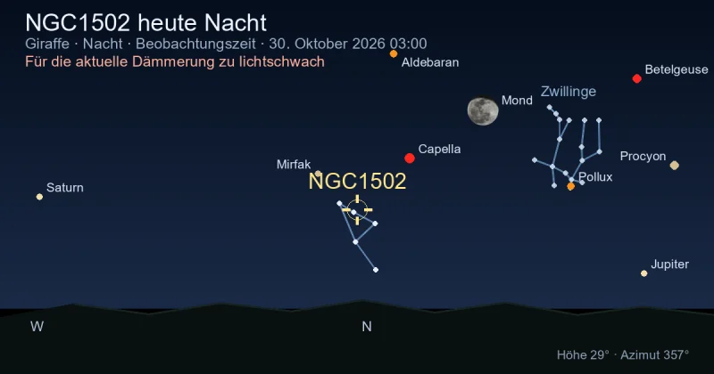 NGC1502 heute Nacht