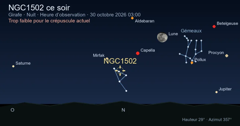NGC1502 ce soir