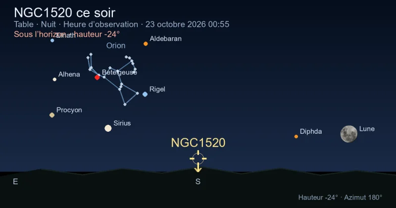 NGC1520 ce soir