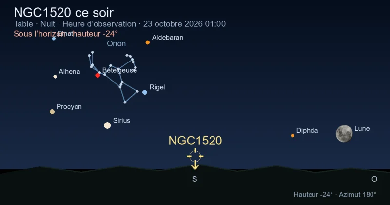 NGC1520 ce soir