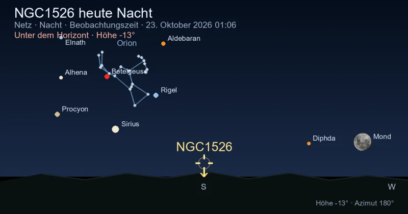 NGC1526 heute Nacht