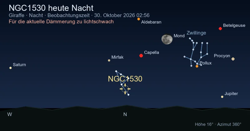 NGC1530 heute Nacht
