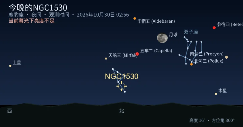 今晚的NGC1530