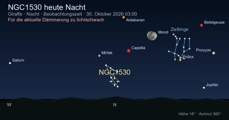 NGC1530 heute Nacht