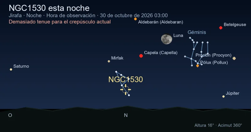 NGC1530 esta noche