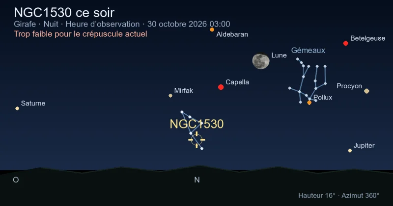 NGC1530 ce soir