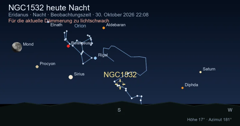 NGC1532 heute Nacht