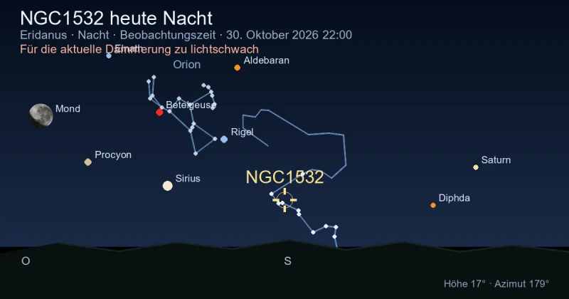 NGC1532 heute Nacht