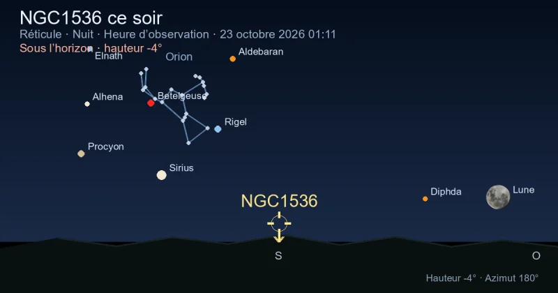 NGC1536 ce soir