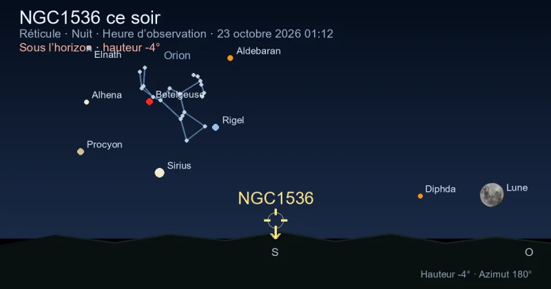 NGC1536 ce soir