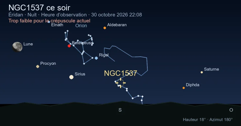 NGC1537 ce soir