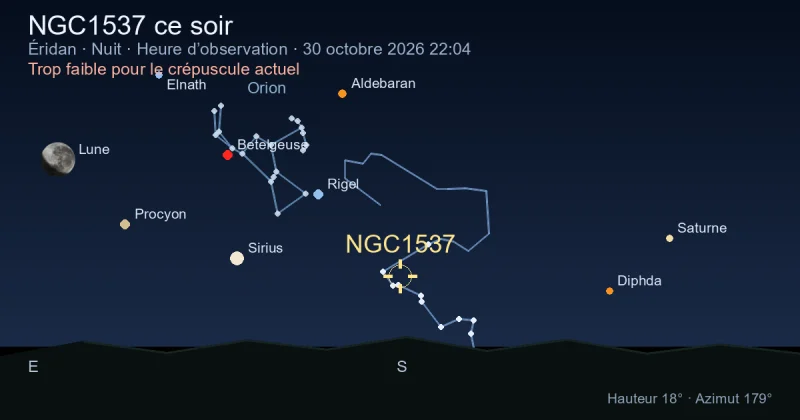 NGC1537 ce soir
