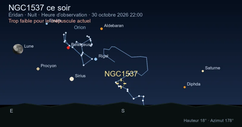 NGC1537 ce soir