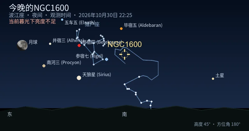 今晚的NGC1600