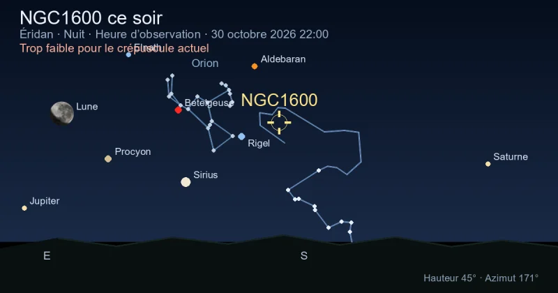 NGC1600 ce soir