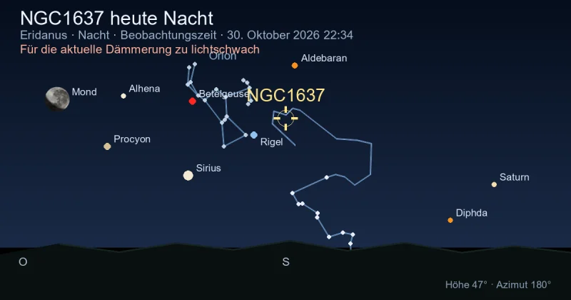 NGC1637 heute Nacht