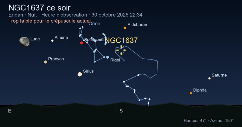 NGC1637 ce soir