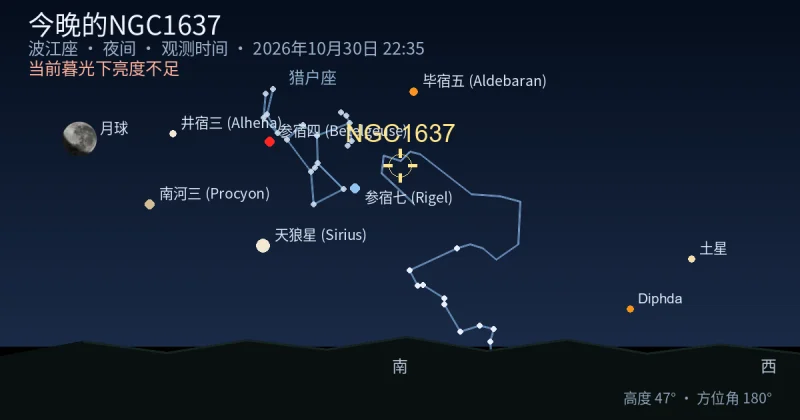 今晚的NGC1637