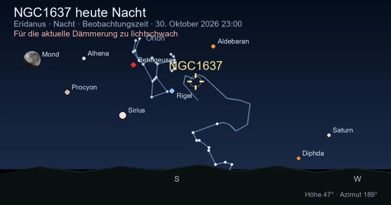 NGC1637 heute Nacht