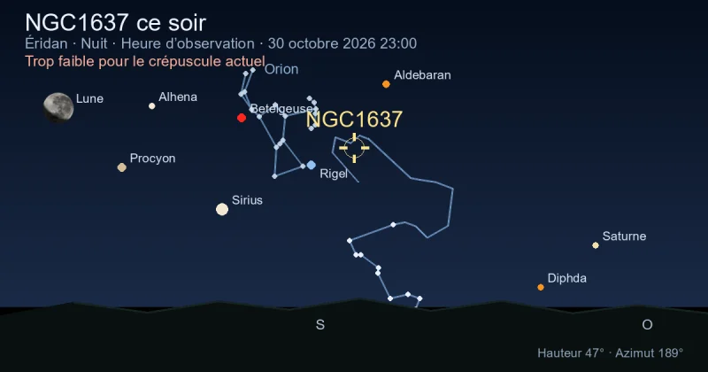NGC1637 ce soir