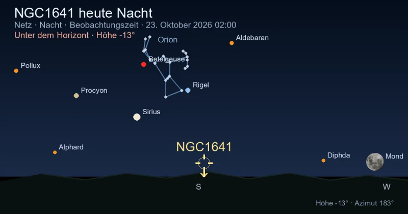 NGC1641 heute Nacht