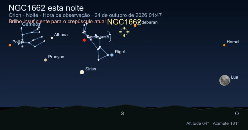 NGC1662 esta noite