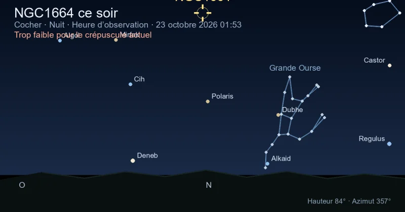 NGC1664 ce soir
