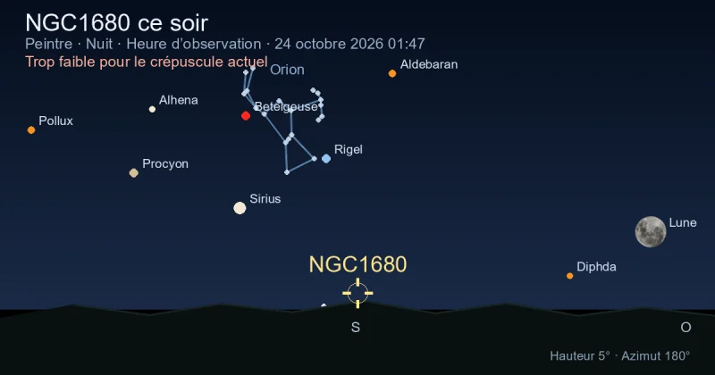 NGC1680 ce soir