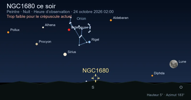NGC1680 ce soir