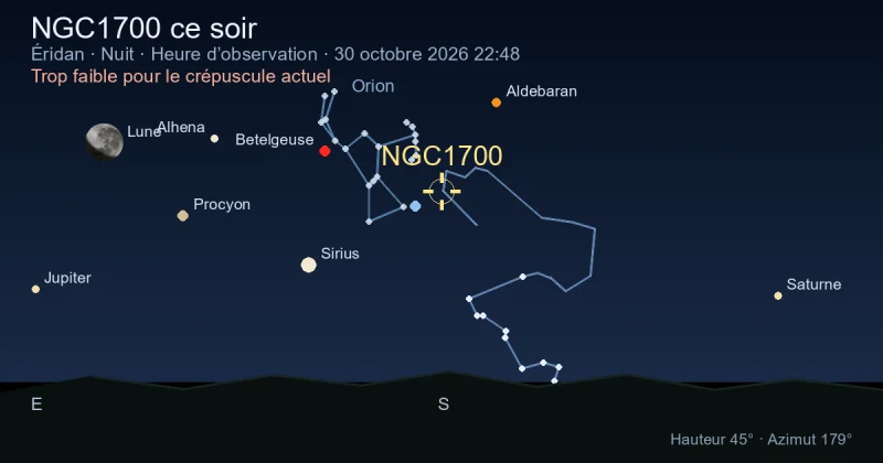 NGC1700 ce soir